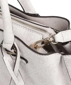 Katya 4G Logo Handtasche Lederimitat weiß