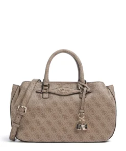 Katya 4G Logo Handtasche Lederimitat hellbraun