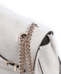 Katya 4G Logo Schultertasche Lederimitat weiß