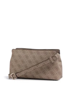 Katya 4G Logo Umhängetasche Lederimitat hellbraun