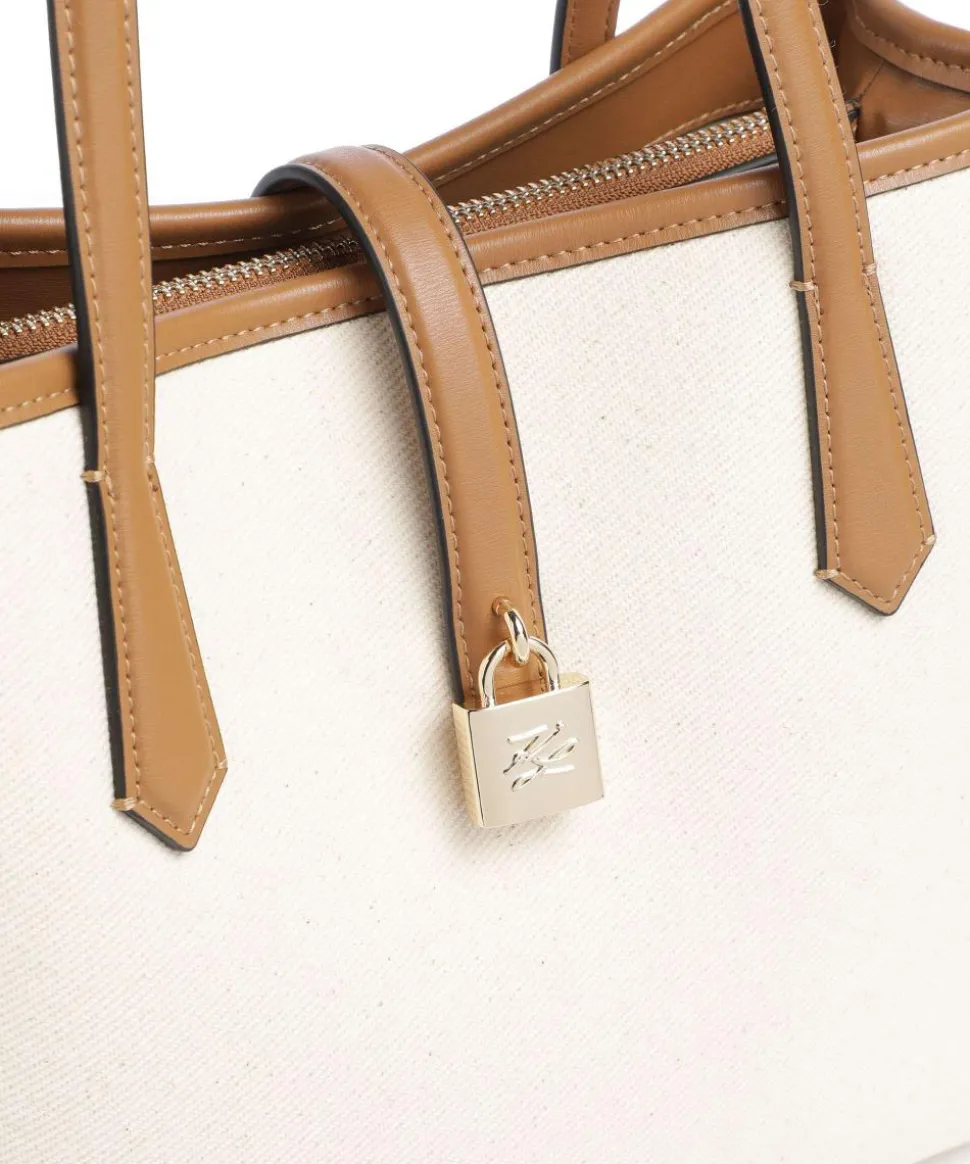 K/Autograph Small Shopper Canvas creme