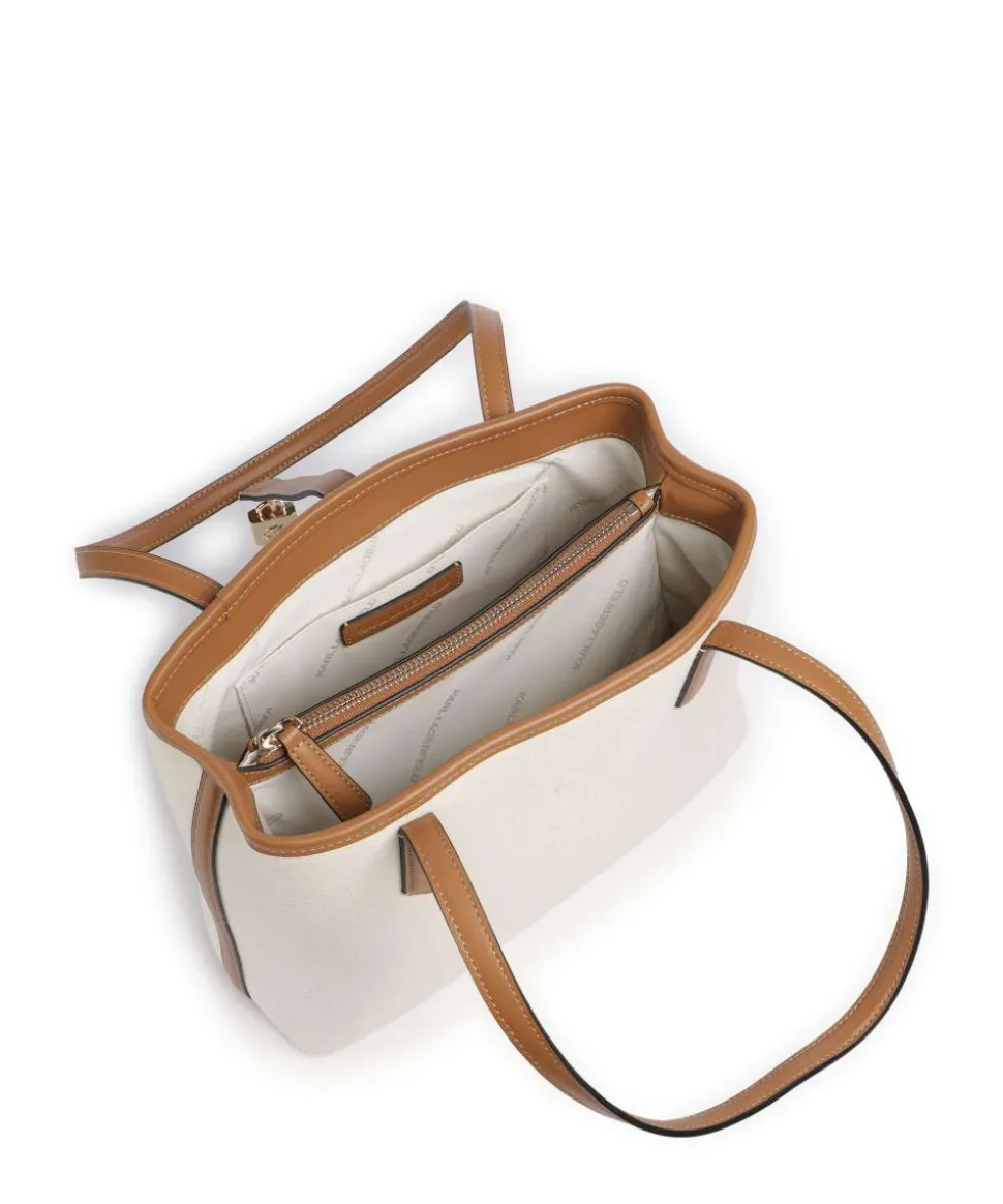 K/Autograph Small Shopper Canvas creme