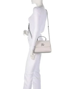 K/Autograph Umhängetasche fein genarbtes Rindsleder elfenbein