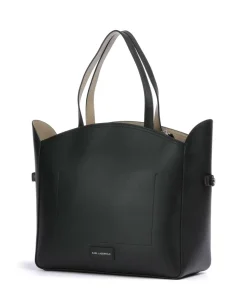 K/Circle Shopper 15″ fein genarbtes Rindsleder schwarz