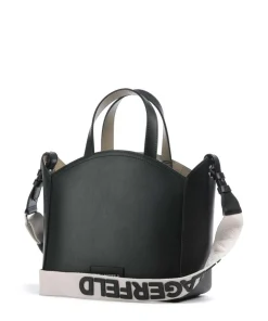 K/Circle Small Handtasche fein genarbtes Rindsleder schwarz