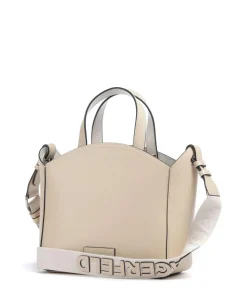 K/Circle Small Handtasche fein genarbtes Rindsleder beige