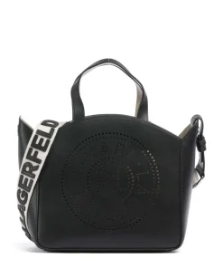 K/Circle Small Handtasche fein genarbtes Rindsleder schwarz