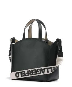 K/Circle Small Handtasche fein genarbtes Rindsleder schwarz