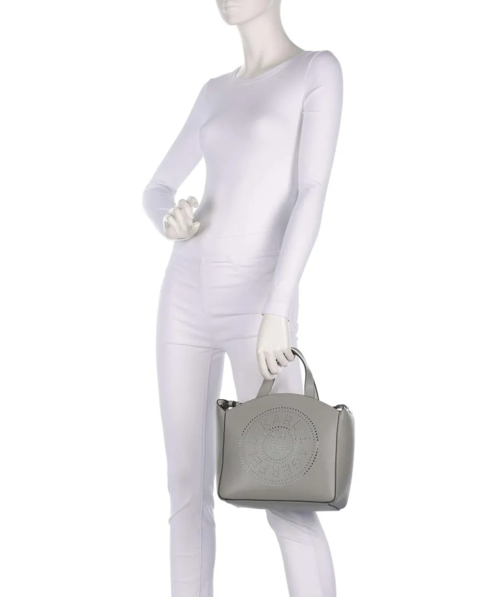 K/Circle Small Handtasche fein genarbtes Rindsleder grau