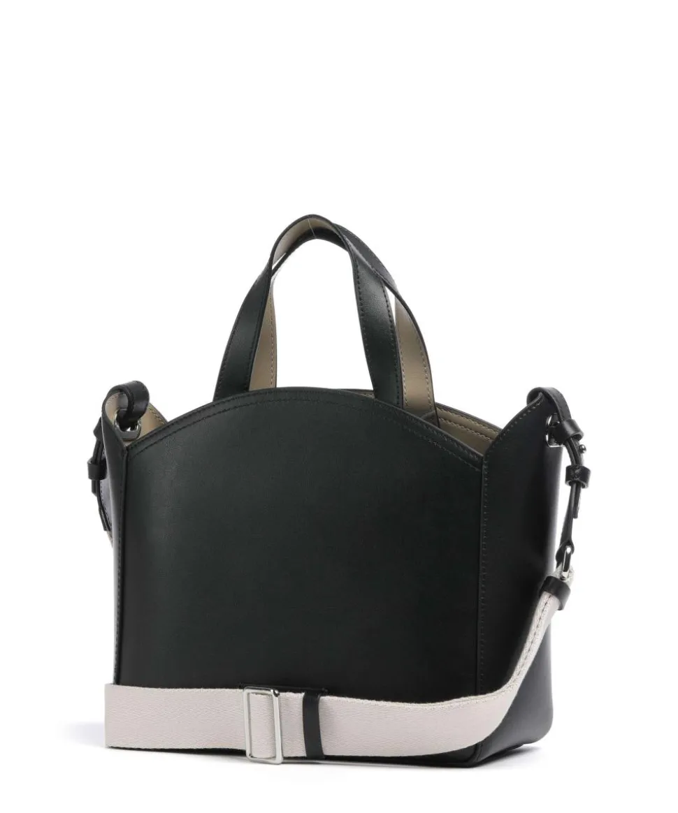 K/Circle Small Handtasche fein genarbtes Rindsleder schwarz