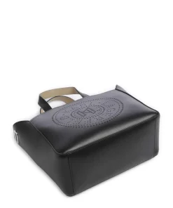 K/Circle Small Handtasche fein genarbtes Rindsleder schwarz