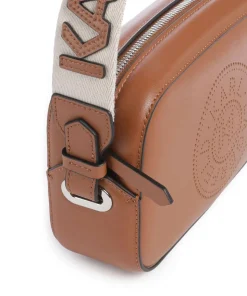 K/Circle Umhängetasche fein genarbtes Rindsleder braun