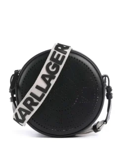 K/Circle Umhängetasche fein genarbtes Rindsleder schwarz