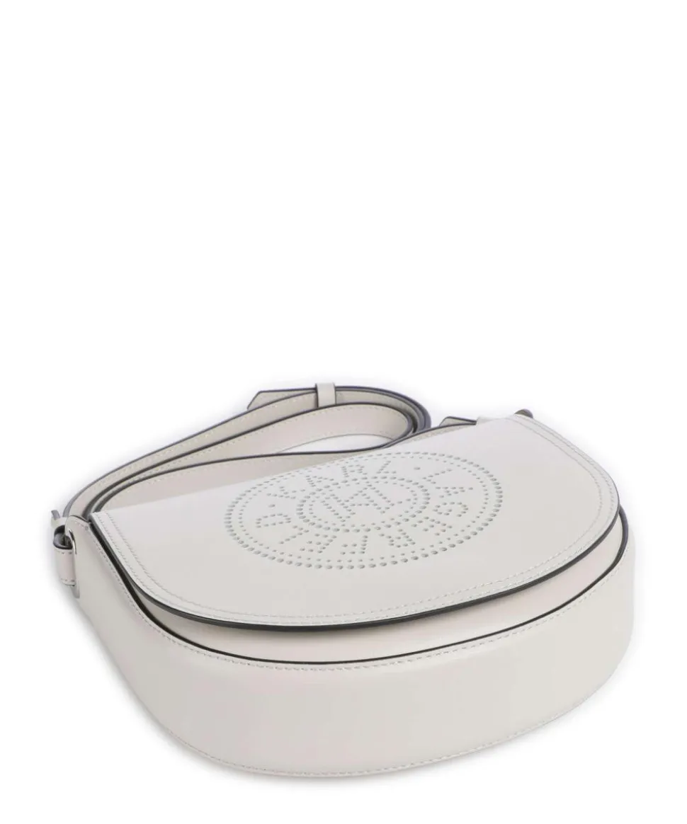 K/Circle Umhängetasche fein genarbtes Rindsleder elfenbein