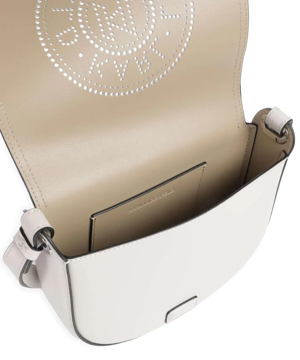 K/Circle Umhängetasche fein genarbtes Rindsleder elfenbein