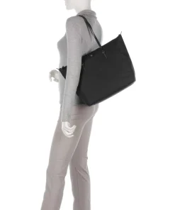 Keaton 31 Shopper recyceltes Leder schwarz