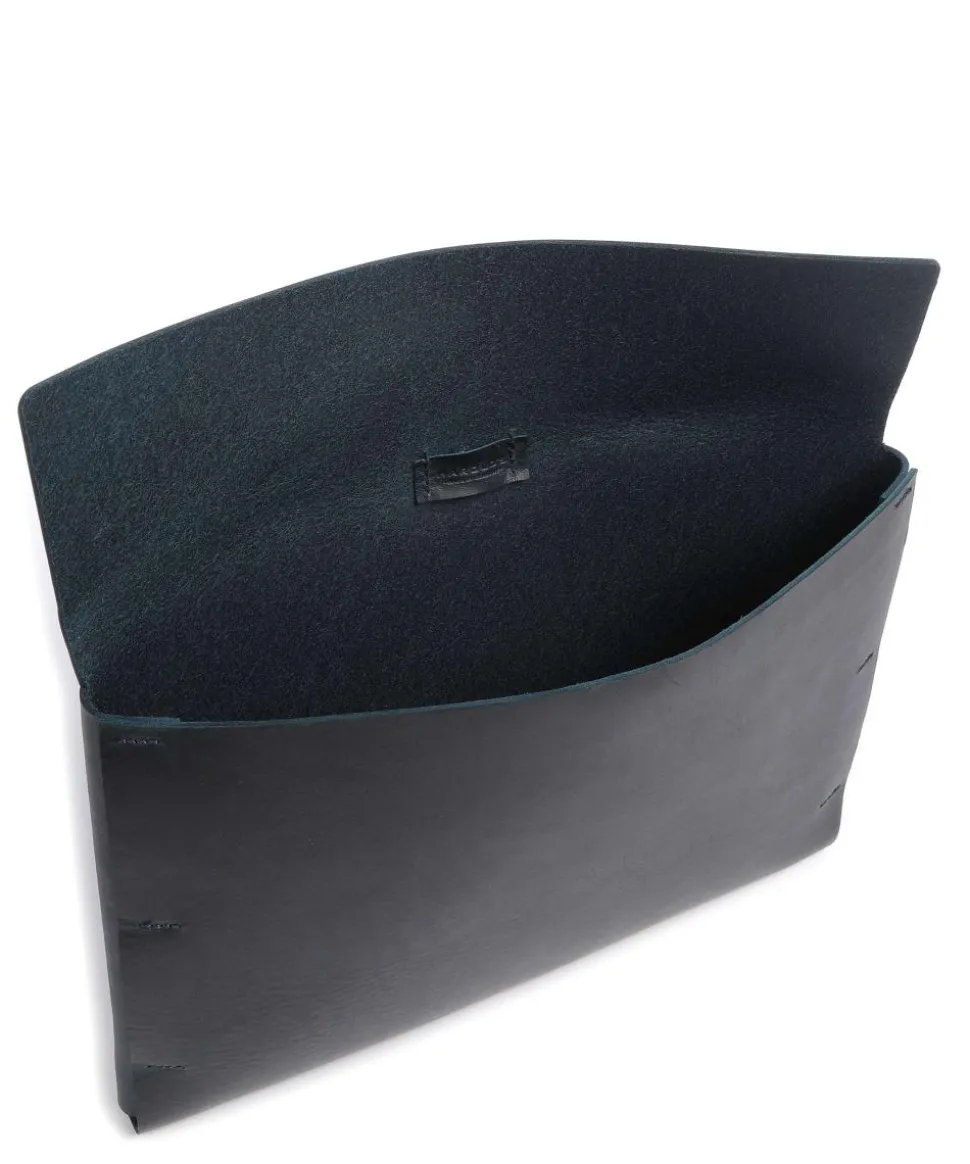 Keeper Laptophülle fein genarbtes Rindsleder dunkelblau