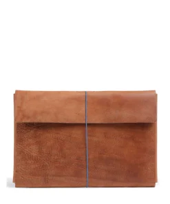 Keeper Laptophülle genarbtes Rindsleder braun