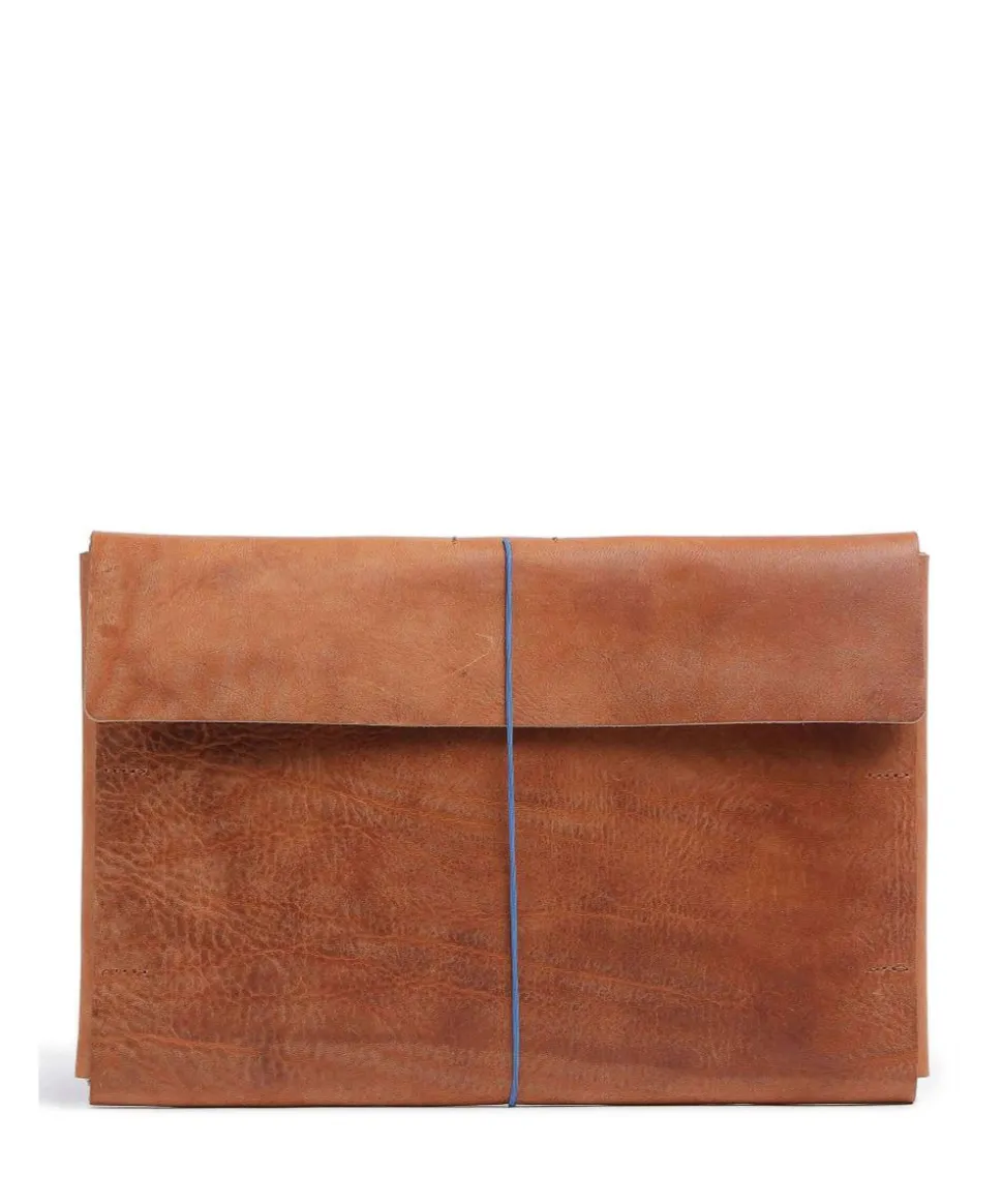 Keeper Laptophülle genarbtes Rindsleder braun
