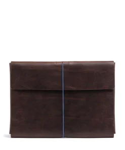 Keeper Laptophülle genarbtes Rindsleder dunkelbraun