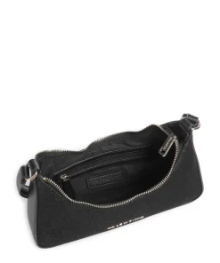 Kelly Denim Schultertasche Baumwolle schwarz