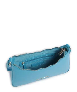 Kelly Schultertasche Lederimitat türkis