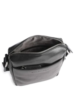 Kenley Olbin Umhängetasche Büffelleder schwarz