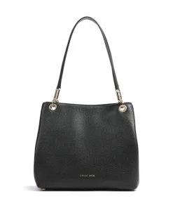 Kensington Large Beuteltasche genarbtes Rindsleder schwarz