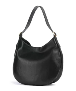 Kensington Place Beuteltasche genarbtes Rindsleder schwarz