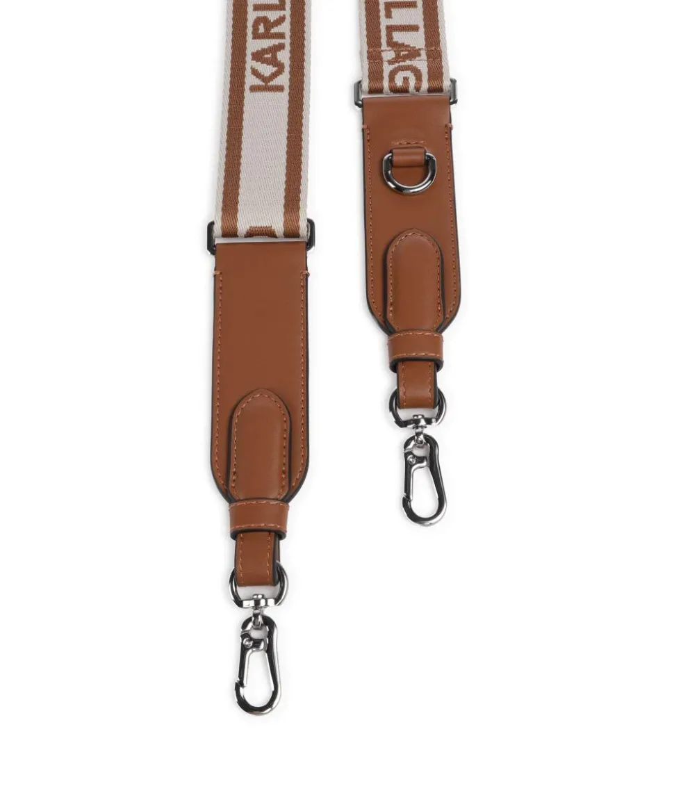 K/Essential Schulterriemen Baumwolle beige/braun