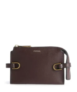 Kier Kreditkartenetui Lederimitat dunkelbraun