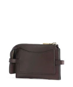 Kier Kreditkartenetui Lederimitat dunkelbraun