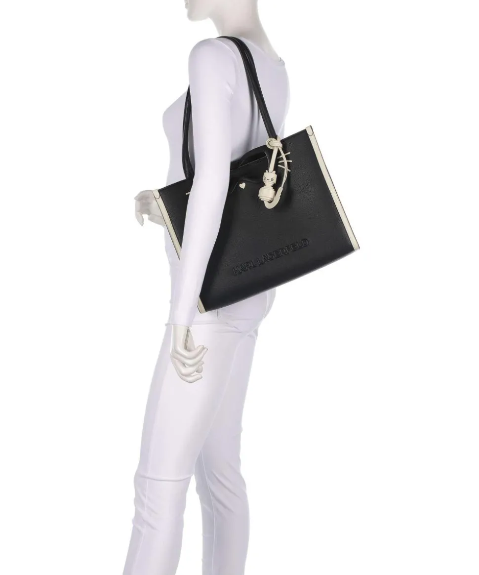 K/Ikon Choupette Shopper Lederimitat schwarz