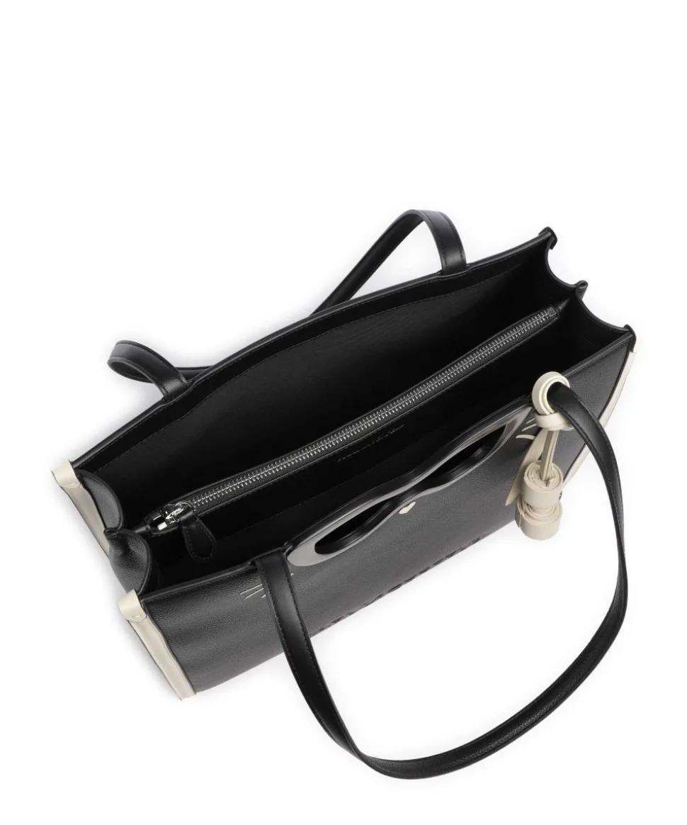 K/Ikon Choupette Shopper Lederimitat schwarz