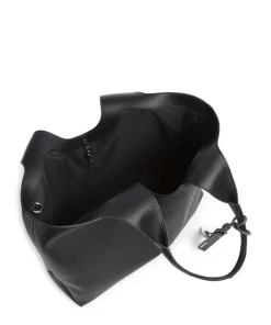 K/Ikon Large Shopper Lederimitat schwarz