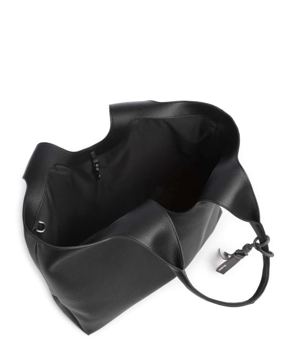 K/Ikon Large Shopper Lederimitat schwarz