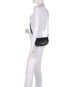 K/Ikon Monogram Umhängetasche Lederimitat schwarz