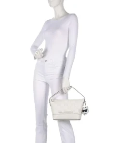 K/Ikonik Mono Beuteltasche Lederimitat creme