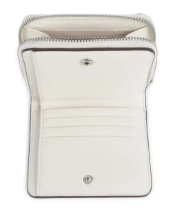 K/Ikonik Mono Geldbörse Lederimitat creme