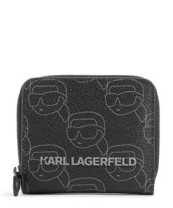 K/Ikonik Mono Geldbörse Lederimitat schwarz