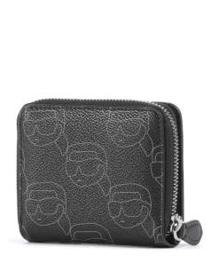 K/Ikonik Mono Geldbörse Lederimitat schwarz