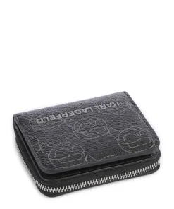 K/Ikonik Mono Geldbörse Lederimitat schwarz
