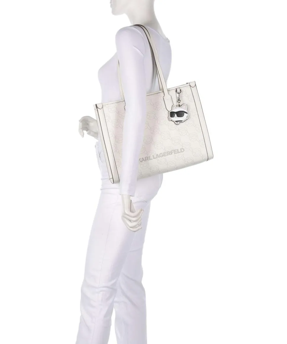K/Ikonik Mono Shopper Lederimitat creme