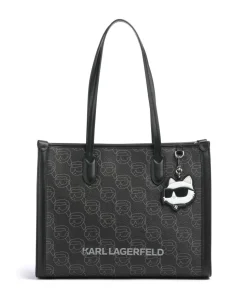 K/Ikonik Mono Shopper Lederimitat schwarz