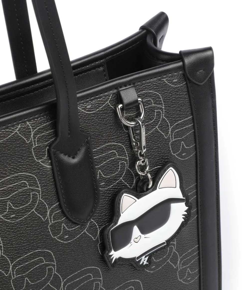 K/Ikonik Mono Shopper Lederimitat schwarz