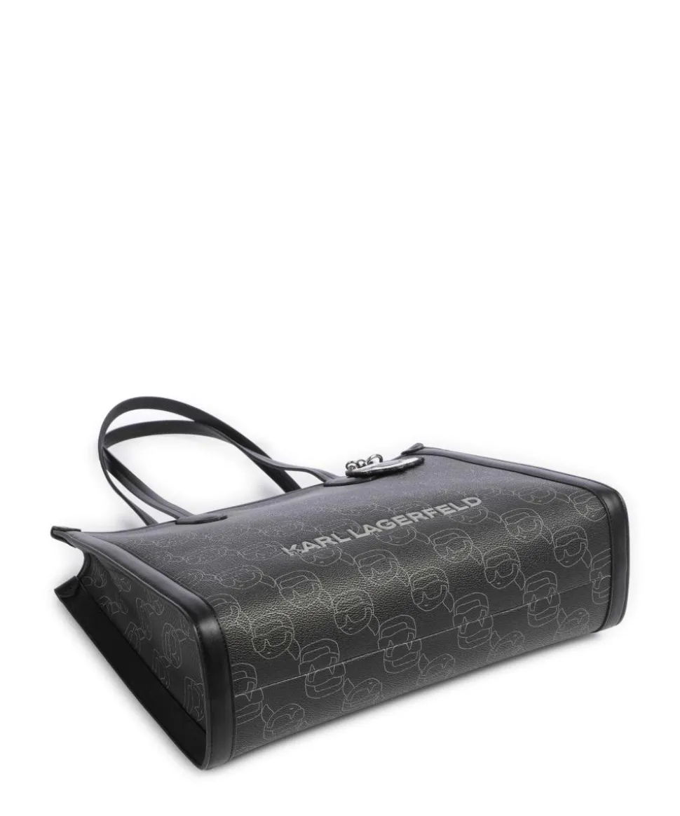 K/Ikonik Mono Shopper Lederimitat schwarz