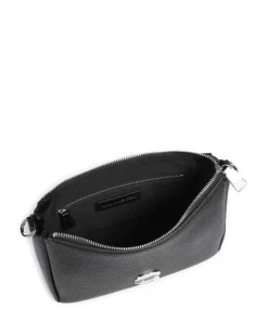 K/Ikonik Schultertasche Lederimitat schwarz