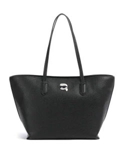 K/Ikonik Shopper Lederimitat schwarz