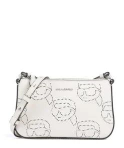 K/Ikonik Umhängetasche fein genarbtes Rindsleder creme