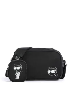 K/Ikonik Umhängetasche recyceltes Nylon schwarz